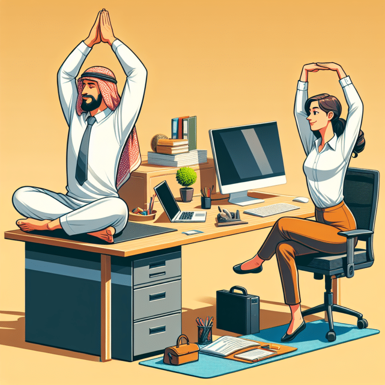 Desk-Friendly Yoga Poses for Office Workers